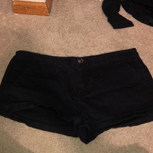 Black shirt shorts
